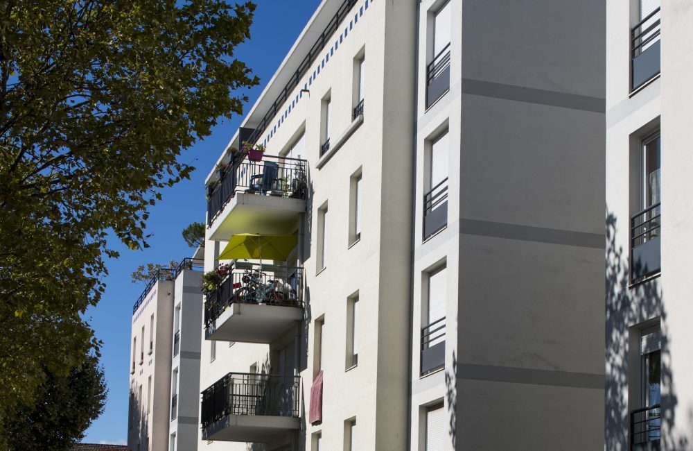 Projet immobilier neuf Vertcalade vue façades 1