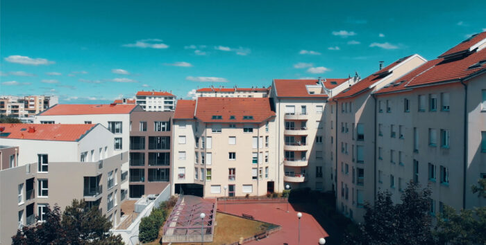 Programme neuf Villeurbanne Aéro : vue réelle 2 d'un appartement