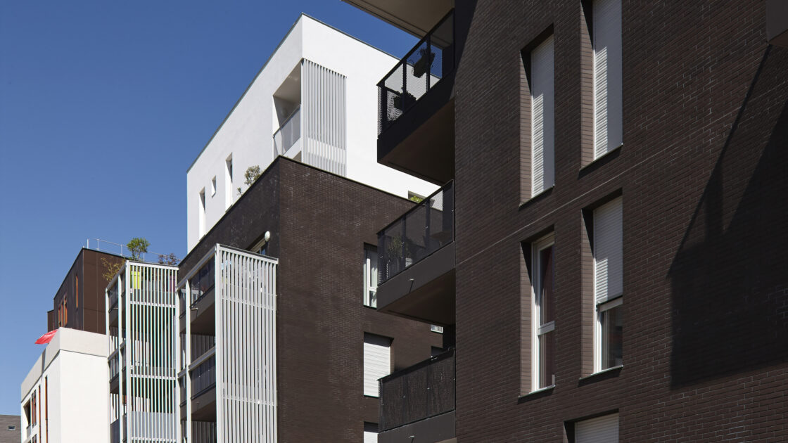 Projet immobilier neuf Voie Lactée vue façade 1