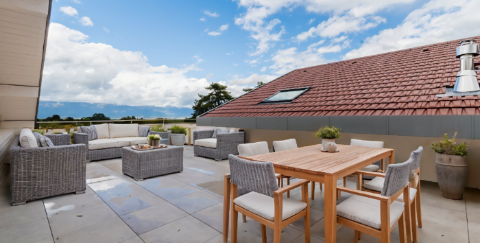 Appartement neuf collonges sous Salève Rooftop