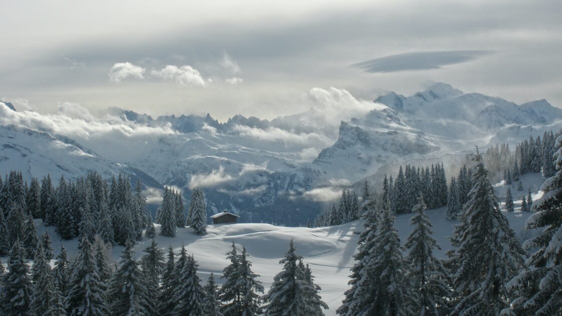 fond montagne neige
