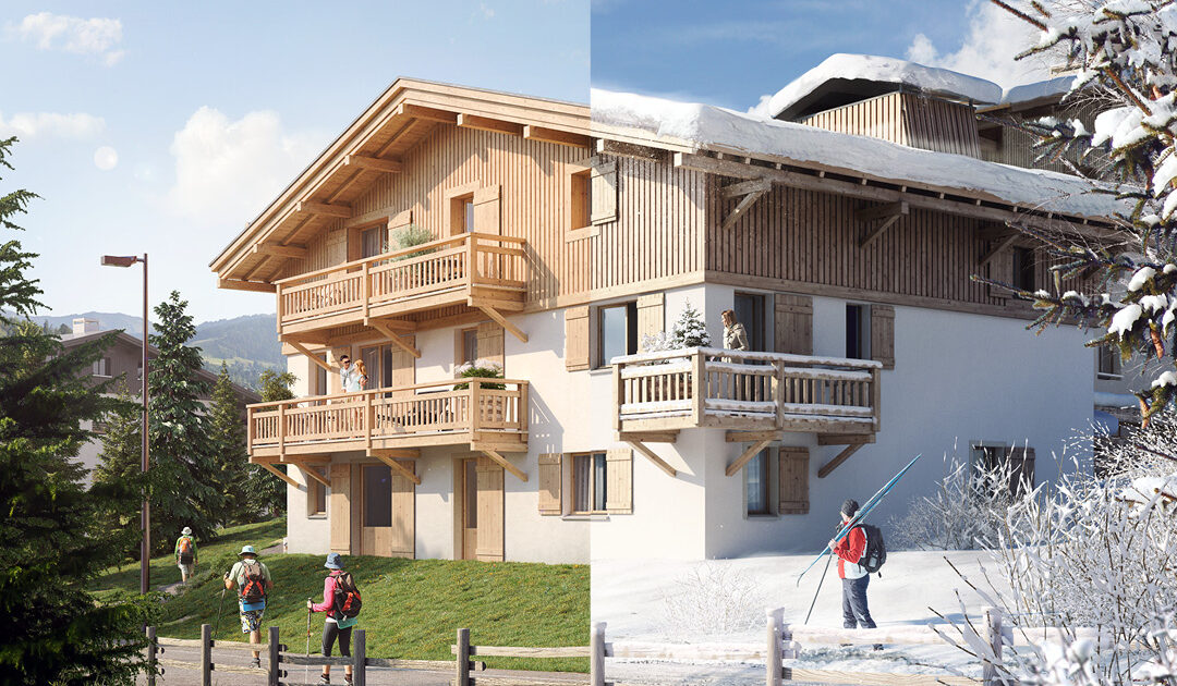 Privilodge Megève diagonale immobilier été hiver